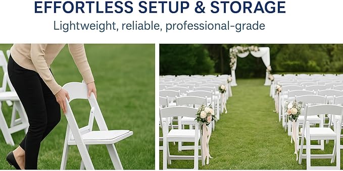BTEXPERT Set of 16,Resin Folding Chair Vinyl Padded Seat 1000LB Weight Capacity Indoor Outdoor Lightweight Set for Home Event Party Picnic Kitchen Dining Church School Weddings 1000lb Weight Capacity