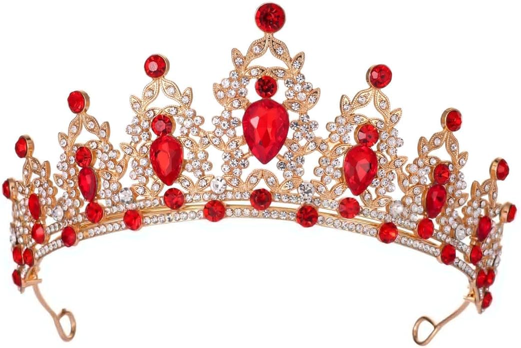 Crystal Tiaras and Crowns for Women - Wedding and Birthday Party Princess Crown Hair Accessories For Wedding, Prom, Pageant Celebration Party A3