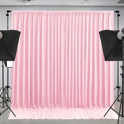 8 x 10 ft Baby Pink Backdrop Curtains Photo Background Panels Wrinkle Free Drapes for Backdrop Soft Long Curtains for Backdrop Decoration Princess Birthday Parties Wedding Bridal Shower