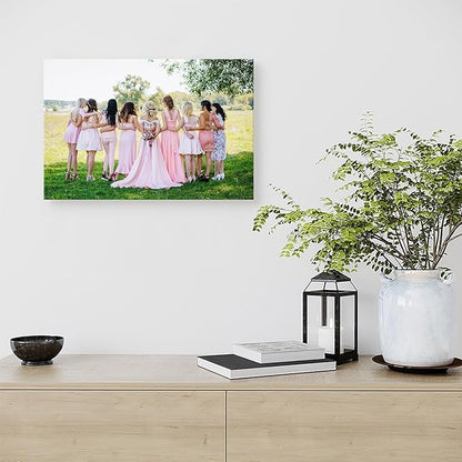 DBLAKI Personalized Custom Canvas Prints - Custom Framed Canvas Prints With Your Photos,Printed Photo To Canvas Wall Art Ideal for Home Decor Gifts Keepsakes 30" x20"