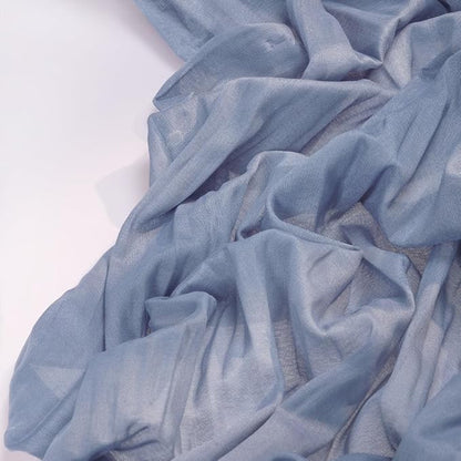 Dusty Blue Cheesecloth Table Runner 4 Pack Christmas Table Runners Boho Gauze 120 Inches Blue Table Decor for Xmas Holiday Season Parties Marine Weddings Bridal Baby Shower Birthday Party