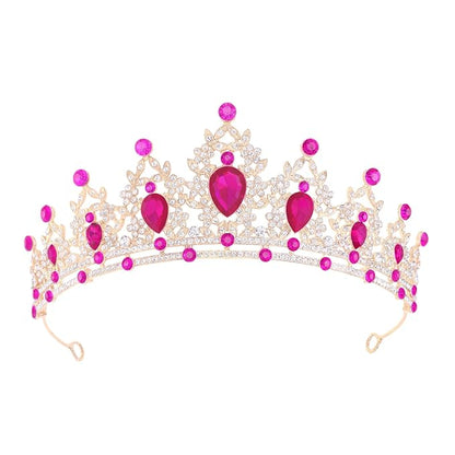 Princess Tiara and Crown for Women Wedding Tiaras for Bridal girls Tiaras and Crystal Crowns Rhinestone Headband Metal Hair Accessories for Costume Birthday Party Prom Gifts