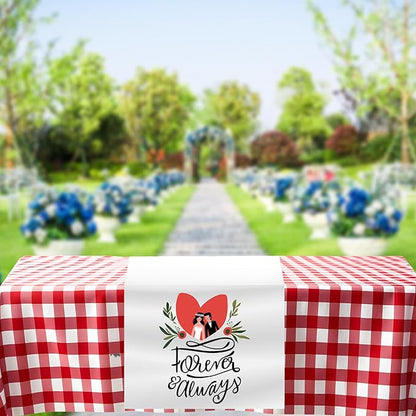 Ships Next Day, Made in USA - Custom Table Runner with Business Logo - Events, Parties, Ceremonies - Personalized Kitchen Decor & Small Business Essentials (13"x72")