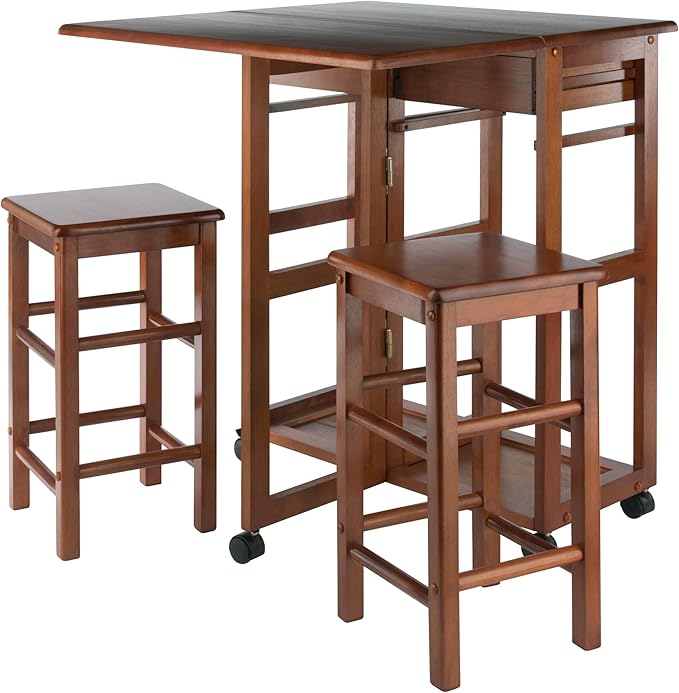 Winsome Wood Suzanne Kitchen, Square, Teak