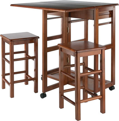 Winsome Wood Suzanne Kitchen, Square, Teak