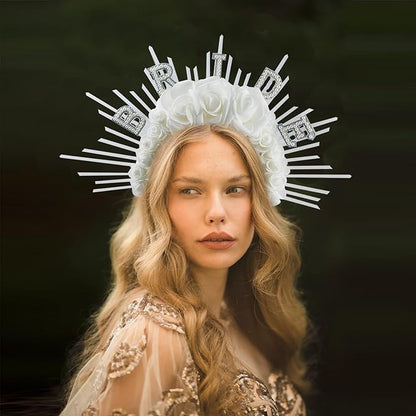 Bubbmi Women Halo Goddess Headband Costume Masquerade Headwear