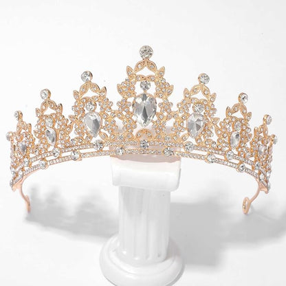 tiaras and crowns for women queen crowns for Women and Girls Crystal Princess Tiaras Rhinestone Tiaras For Wedding Bridal Birthday Prom Pageant Party