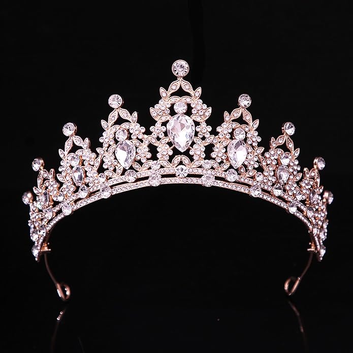Kamirola - Queen Crown and Tiaras Princess Crown for Women and Girls Crystal Headbands for Bridal, Princess for Wedding and Party（01）