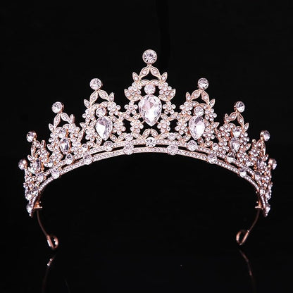 Kamirola - Queen Crown and Tiaras Princess Crown for Women and Girls Crystal Headbands for Bridal, Princess for Wedding and Party（01）