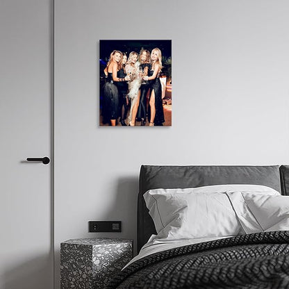 DBLAKI Personalized Custom Canvas Prints - Custom Framed Canvas Prints With Your Photos,Printed Photo To Canvas Wall Art Ideal for Home Decor Gifts Keepsakes 20" x24"