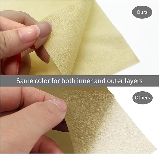 Cocktail Napkins - 600 Count 2-Ply Yellow Napkins Disposable, 4.75 x 4.75 Inch Folded Paper Napkins Bulk Beverage Napkins for Dinner Wedding Bar Party and Everyday Use