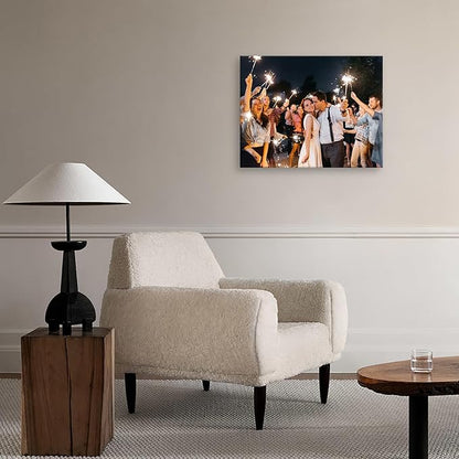 DBLAKI Personalized Custom Canvas Prints - Custom Framed Canvas Prints With Your Photos,Printed Photo To Canvas Wall Art Ideal for Home Decor Gifts Keepsakes 30" x24"
