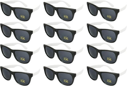 EDGEIWEAR 80s Neon Party Sunglasses for Adult Party Favors with CPSIA certified-Lead(Pb) Content Free