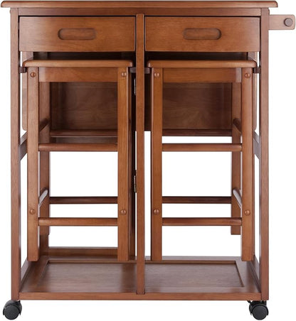 Winsome Wood Suzanne Kitchen, Square, Teak