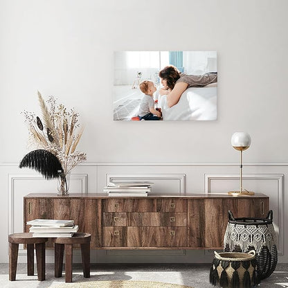 DBLAKI Personalized Custom Canvas Prints - Custom Framed Canvas Prints With Your Photos,Printed Photo To Canvas Wall Art Ideal for Home Decor Gifts Keepsakes 24" x16"