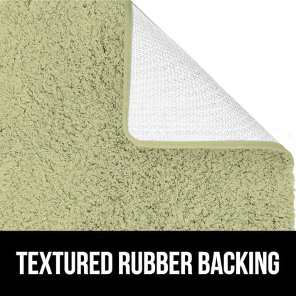 GORILLA GRIP Bathroom Rugs, 30x20, Ultra Soft Absorbent Mat, Thick Plush Bath Rug, Machine Washable, Microfiber Quick Dry, Mats for Shower, Bathtub and Floor, Home Decor Accessories, Sage