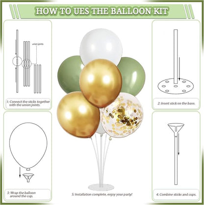 310 Pcs Sage Green Bridal Shower Decorations, Bachelorette Party Decorations Favors - "BRIDE TO BE" Banner, Veil, Balloon, Photo Props, Tableware with Eucalyptus Leaf for 25 Guests
