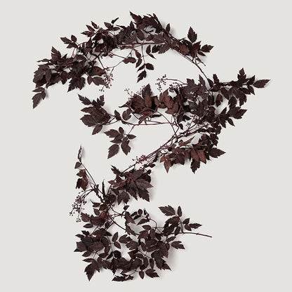 Afloral Plum Cimicifuga Seeded Garland - 6'