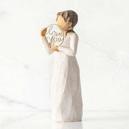 Willow Tree Love You, Just a Little Reminder, A Thoughtful Gesture to Spouses, Parents, Family Members and Friends, Sculpted Hand-Painted Figure