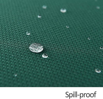 maxmill Textured Rectangle Tablecloth Water Resistant Wrinkle Free Spill-Proof, Soft Jacquard Table Cloth for Banquet Parties Event Holiday Dinner, Indoor and Outdoor Use, 60 x 84 Inch Hunter Green
