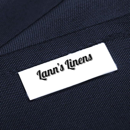 Lann's Linens - 10 Premium 120" Round Tablecloths for Wedding/Banquet/Restaurant - Polyester Fabric Table Cloths - Navy Blue