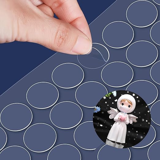 Adhesive Stick dots Two-Sided Sided Mounting Putty Stick Tack for Wall Hanging Crafts Balloons Festival Party Decorations,Clean Removable(0.59"*0.59"-400)