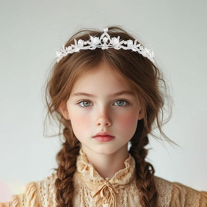 Crystal Tiaras & Crowns for Women, Bride Royal Queen Headband Princess Headpieces for Birthday Cake Crown & Prom Pageant Party