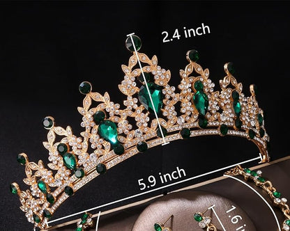 Crystal Tiaras and Crowns for Women - Wedding and Birthday Party Princess Crown Hair Accessories For Wedding, Prom, Pageant Celebration Party A3