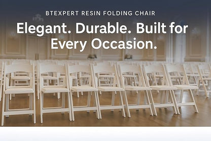 BTEXPERT Set of 16,Resin Folding Chair Vinyl Padded Seat 1000LB Weight Capacity Indoor Outdoor Lightweight Set for Home Event Party Picnic Kitchen Dining Church School Weddings 1000lb Weight Capacity