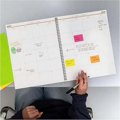 The Big A Planner – Design Your Amazing 2026, Oversized Desk Planner with Large Writing Space, Goal Setting Sections, Flexible Layout, January–December Planning Tool(B)