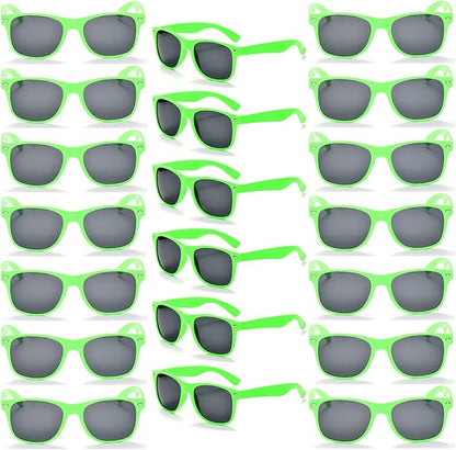 YQVIE 20 Pack Wholesale Sunglasses for Men Women in Bulk 70s Retro Cheap Glasses for Party Supplies