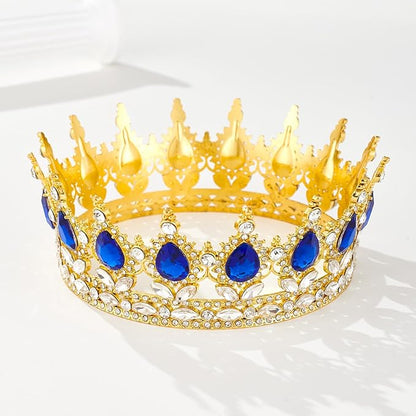 Queen Crown Rhinestone Wedding Crowns and Tiaras for Women Costume Party Hair Accessories Princess Birthday Crown Crystal BridalCrown