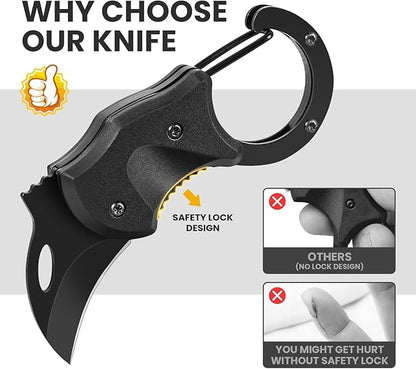 Small Pocket Knife Valentines Days Gifts for Him, EDC Box Cutter, Mens Valentines Anniversary & Birthday Gifts for Boyfriend Husband, Dad Presents from Daughter Son