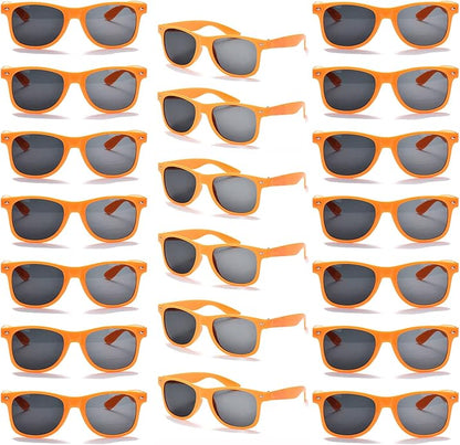 YQVIE 20 Pack Wholesale Sunglasses for Men Women in Bulk 70s Retro Cheap Glasses for Party Supplies