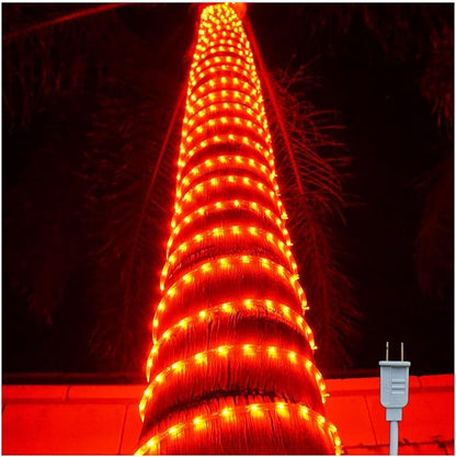 Russell Decor LED Rope Lights for Valentine's Day Holiday Party Wedding Seasonal Christmas Decoration Super Bright and Flexible Lights (Red, 30ft)