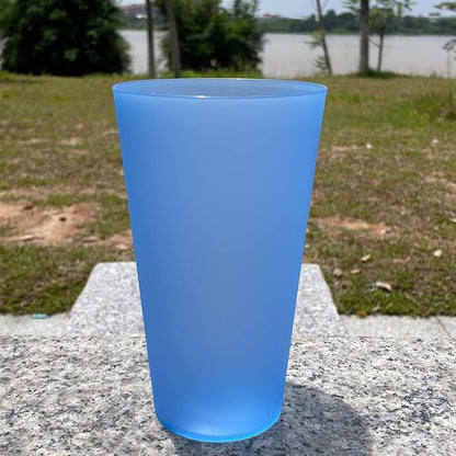 AOYITE Large Plastic Cups Reusable - 32 oz Big Drinking Cups set of 8 - BPA Free Dishwasher Safe Water Tumblers - Unbreakable Drink Cup for Kids Kitchen Outdoor