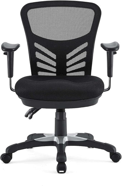 Modway EEI-757-BLK Articulate Ergonomic Mesh Office Chair in Black