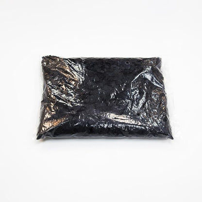 Ultimate Confetti, Black Biodegradable Confetti Squares - Flame-Resistant and Slow-Falling Tissue Paper Confetti for Cannon and Launcher use – Best for Celebrations - 1 lb, 16 oz