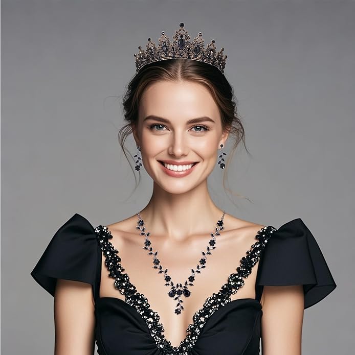 Kamirola - Queen Crown and Tiaras Princess Crown for Women and Girls Crystal Headbands for Bridal, Princess for Wedding and Party（01）