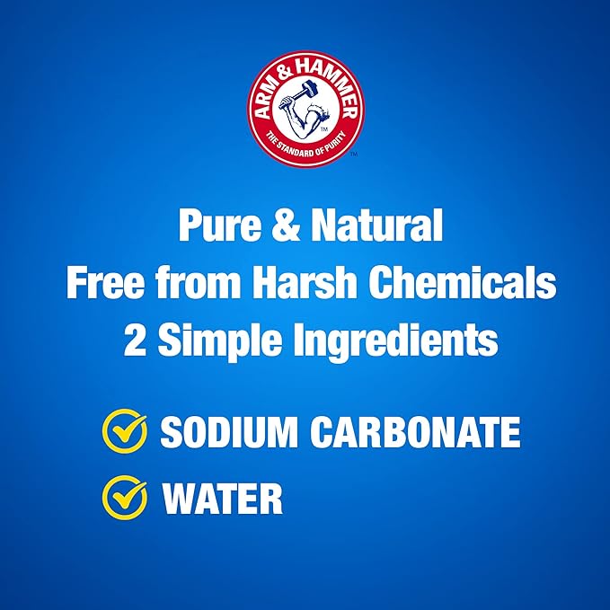ARM & HAMMER Super Washing Soda Household Cleaner and Laundry Booster, 55 oz Box
