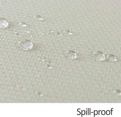 maxmill Textured Rectangular Tablecloth Water Resistance Antiwrinkle Spillproof Soft Jacquard Table Cloth for Dining Room, Buffet Banquet Parties and Holiday Dinners, 60 x 104 Inch, Ivory