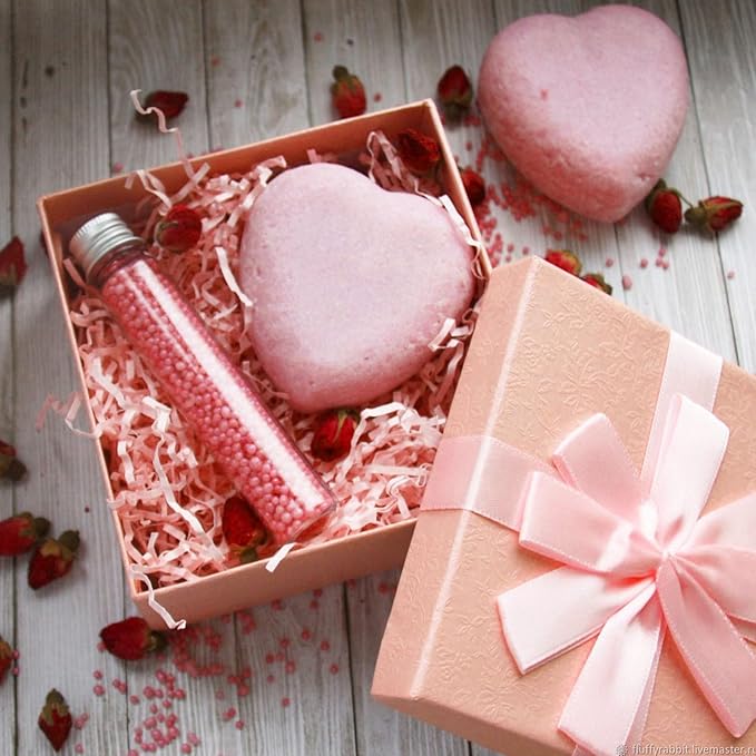 ZEBMOON 1 LB Pink Crinkle Cut Paper Shred Filler Great for Gift Wrapping, Basket Filling, Birthday, Wedding, Halloween, Thanksgiving, Valentine's Day, New Year Party Decorations Filling Supplies A