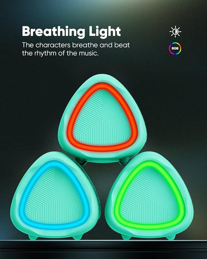 Bluetooth Speaker Gifts for Men: Portable Wireless, IPX5 Waterproof, White Elephant Gifts for Adults, Stocking Stuffers for Teens Boy Girl, Up to 20H Playtime, TWS Pair, for Home/Party/Outdoor (Teal)
