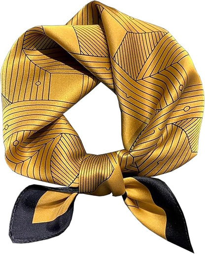 Neck Scarf For Womens Silky Head Scarves Hair Bandanas Square Scarf Fashion Accessories lightweight