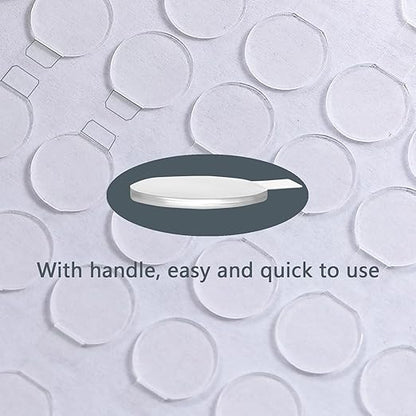 Adhesive Stick dots Two-Sided Sided Mounting Putty Stick Tack for Wall Hanging Crafts Balloons Festival Party Decorations,Clean Removable(0.6"*0.6"-640)
