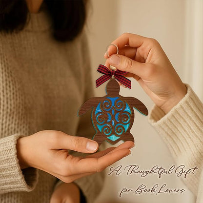 Baby Coming Soon 2026, Baby Announcement Christmas Ornament for New Parents, Expecting Couple, Promoted to Grandparents Gift, Baby Reveal Keepsake Decor (Turtle Gifts)
