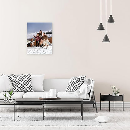 DBLAKI Personalized Custom Canvas Prints - Custom Framed Canvas Prints With Your Photos,Printed Photo To Canvas Wall Art Ideal for Home Decor Gifts Keepsakes 16" x20"