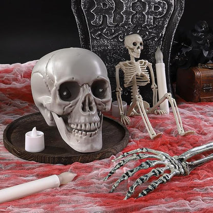 400" x 85" Halloween Creepy Cloth Decoration, Large Bloody Spooky Fabric Cloth Halloween Scary Gauze Cheesecloth for Haunted House Halloween Party Yard Wall Indoor Outdoor Decor