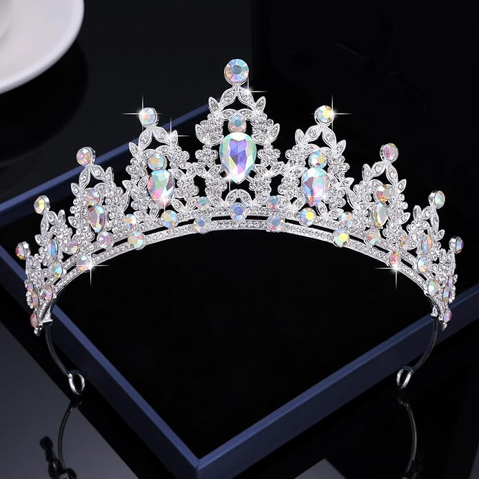 Kamirola - Queen Crown and Tiaras Princess Crown for Women and Girls Crystal Headbands for Bridal, Princess for Wedding and Party（01）