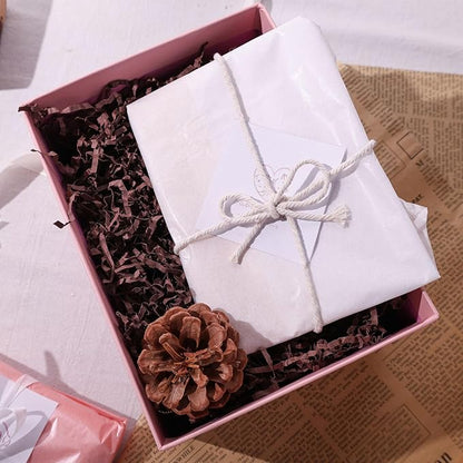 VGOODALL 2LB Crinkle Paper Filler, Dark Brown Shredded Confetti Paper for Gift Basket Filling Birthday Party Gift Box Wrapping Stuffing Supplies